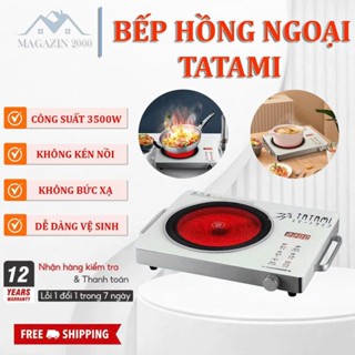 Bếp hồng ngoại cao cấp TATAMI đa chức năng công suất 3500W không kén nồi không bức xạ tiết kiện điện, Bếp hồng ngoại đơn