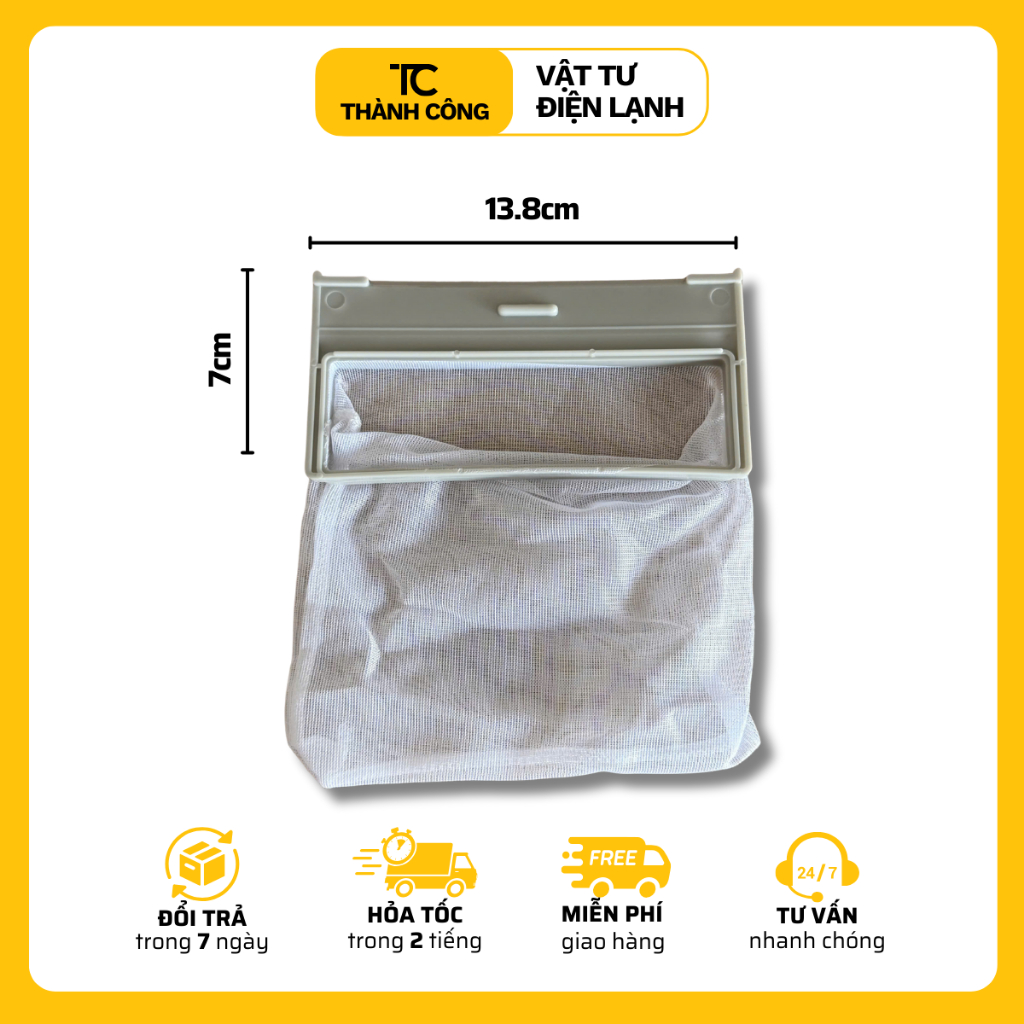 Túi lưới lọc cặn bẩn máy giặt Hitachi, túi lưới lọc máy giặt Hitachi