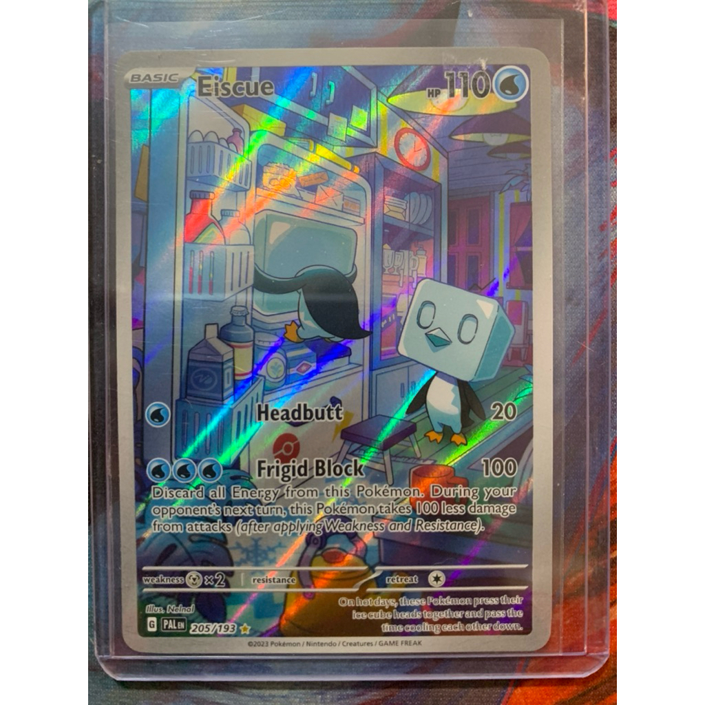 Thẻ Tiếng Anh - Pokemon Eiscue 205/193