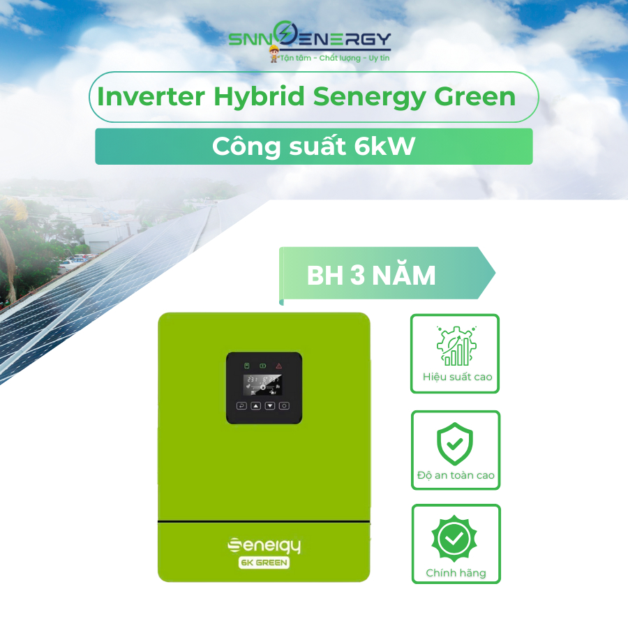 Inverter Hybrid 6kW Senergy SE 6K Green