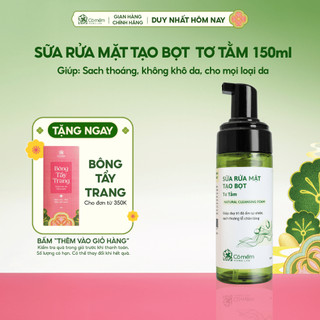  Sữa Rửa Mặt Tạo Bọt Tơ Tằm Dành Cho Mọi Loại Da Cỏ Mềm 150ml 