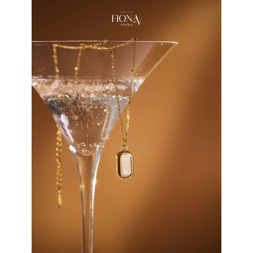 Vòng cổ dây chuyền nữ Hearty cổ điển thép không gỉ Fionaa Jewelry