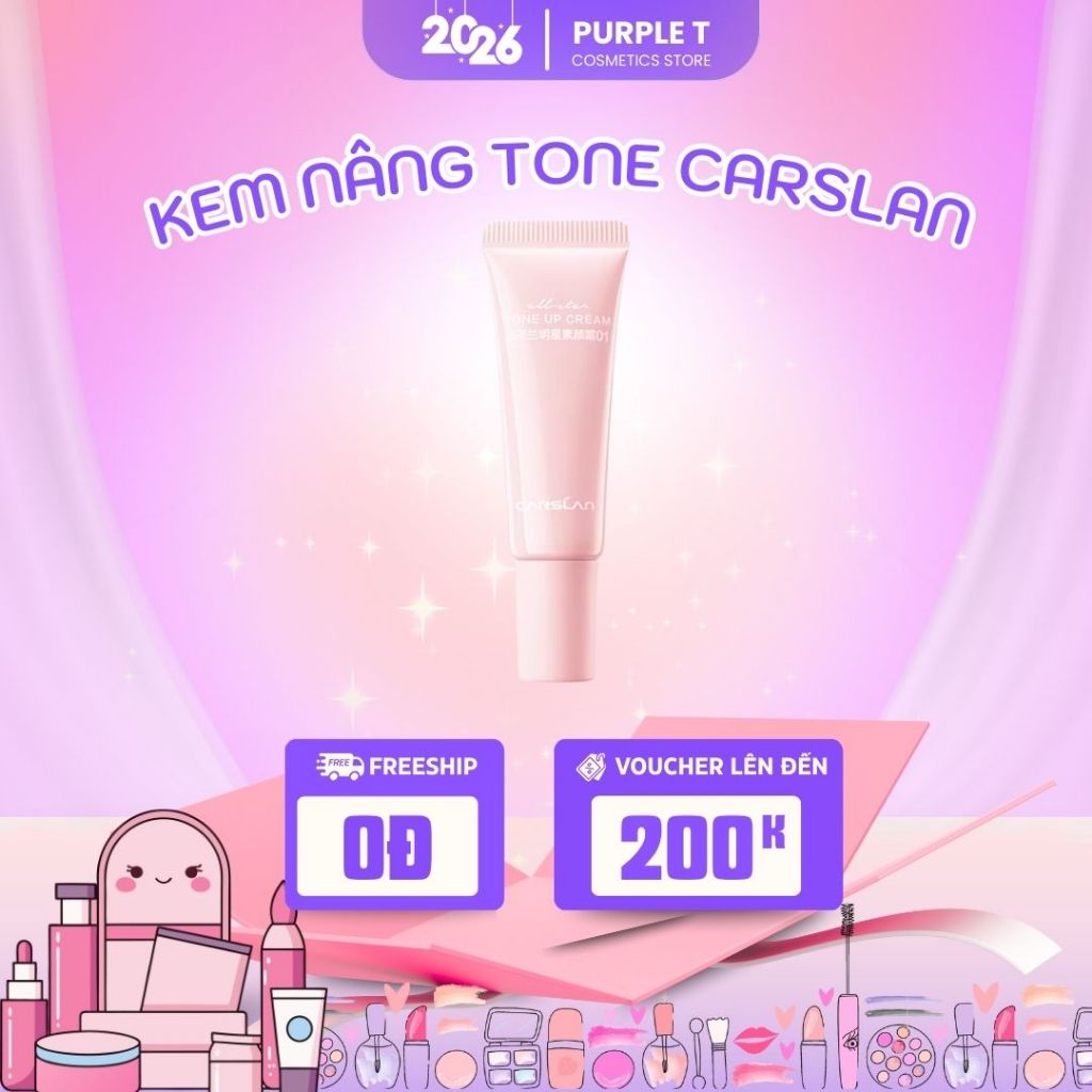 Kem Nâng Tone Carslan Che Khuyết Điểm Dưỡng Ẩm Mềm Da