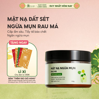  Mặt Nạ Đất Sét Ngừa Mụn Rau Má Cho Da Mụn Da Dầu Nhạy Cảm Cỏ Mềm 120g 