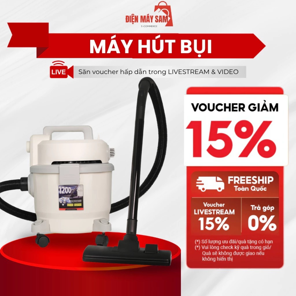 Máy hút bụi ENGLER EL801 công suất 1200W hút, thổi, hút nước, làm sạch mọi ngóc ngách