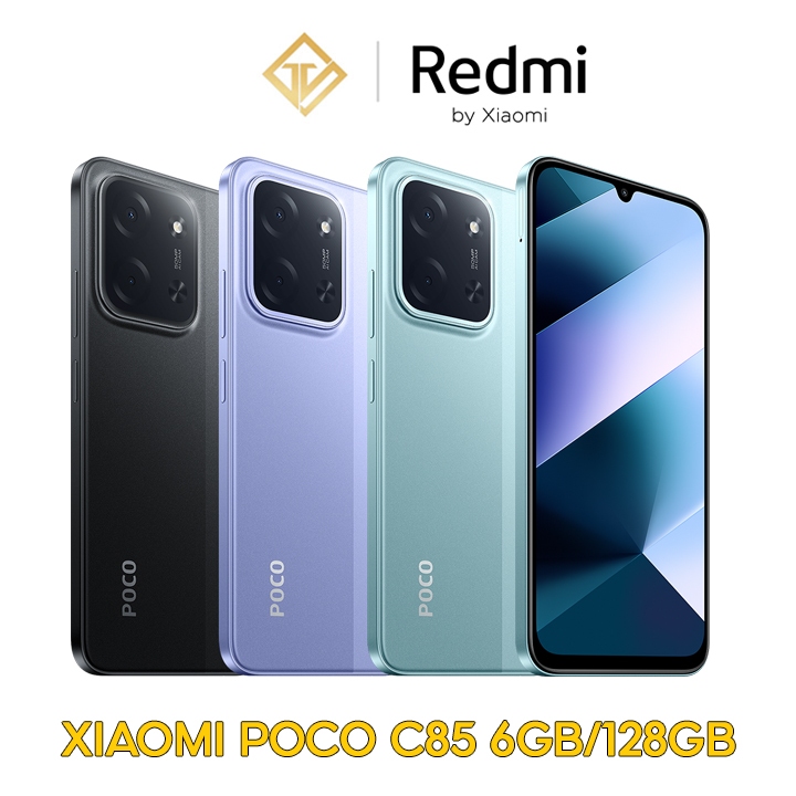 Điện thoại Xiaomi Poco C85 6GB/128GB MediaTek Helio G81 Ultra , Pin 6000mAh Hỗ trợ sạc ngược - Hàng 