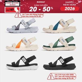  Giày sandal 2828 quai hậu nam nữ Buenas Alpha đi học đế cao 4cm 