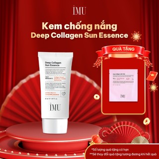  Kem Chống Nắng Collagen IMU Deep Collagen Sun Essence SPF50+ PA++++ 50ml – Kết Cấu Mỏng Nhẹ Thấm Nhanh Không Nhờn 