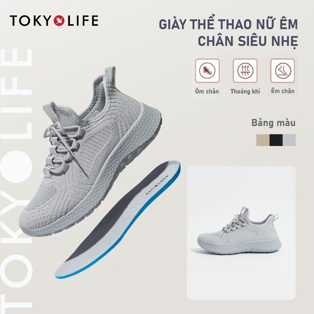 Giày thể thao nữ siêu nhẹ êm chân TOKYOLIFE 40000726