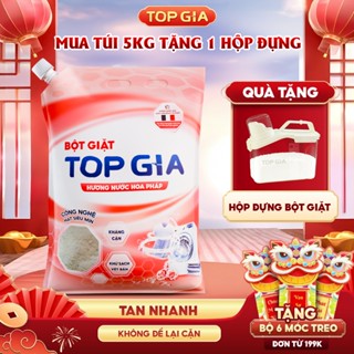  Bột Giặt TOPGIA Hương Nước Hoa Pháp Đánh Bay Vết Bẩn Lưu Hương 72H An Toàn Da Tay 