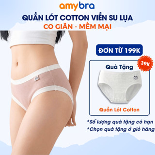  Quần Lót Nữ Cotton Co Dãn 4 Chiều Quần Chip Nữ Cao Cấp Đáy May Kháng Khuẩn AMYBRA L0188 