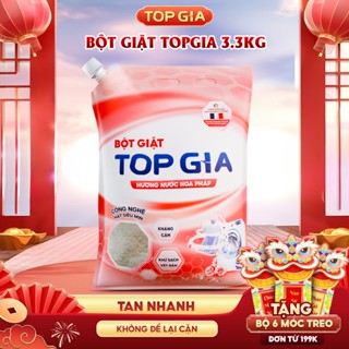  Bột Giặt TOPGIA Hương Nước Hoa Pháp Hạt Nano Kháng Cặn Đánh Bay Vết Bẩn An Toàn Da Tay 