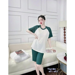 [3 size 46-70KG] Đồ bộ LỤA bông màu, ĐÙI TĂM PHỐI MỀM MÁT DỄ THƯƠNG thời trang