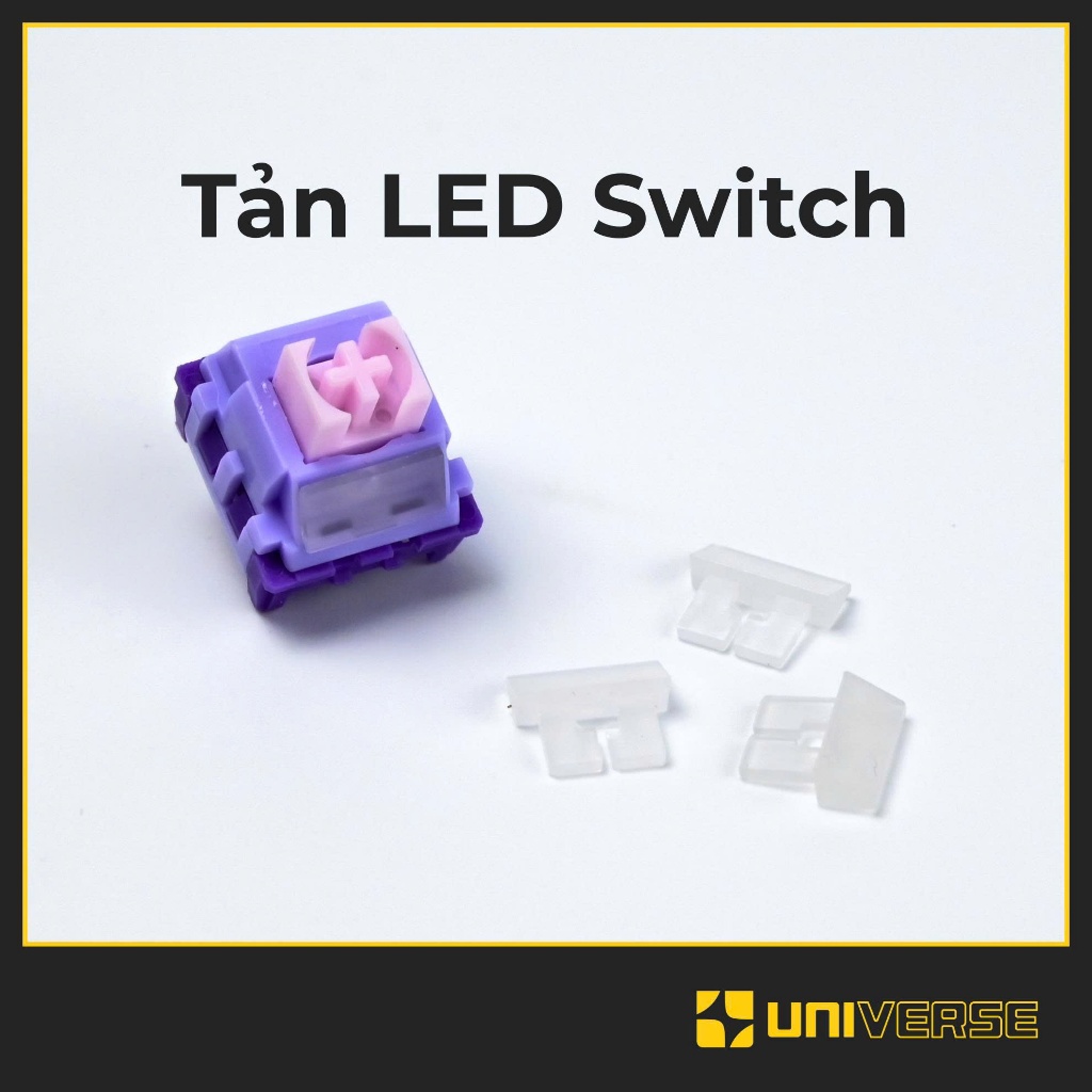 10 Miếng Tản Led Dẫn Sáng Cho Switch Công Tắc Bàn Phím Cơ Tản Xuyên Led Cho Switch Bàn Phím Universe