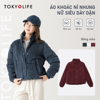  Áo khoác nỉ nhung nữ siêu dày dặn TOKYOLIFE 40003336 