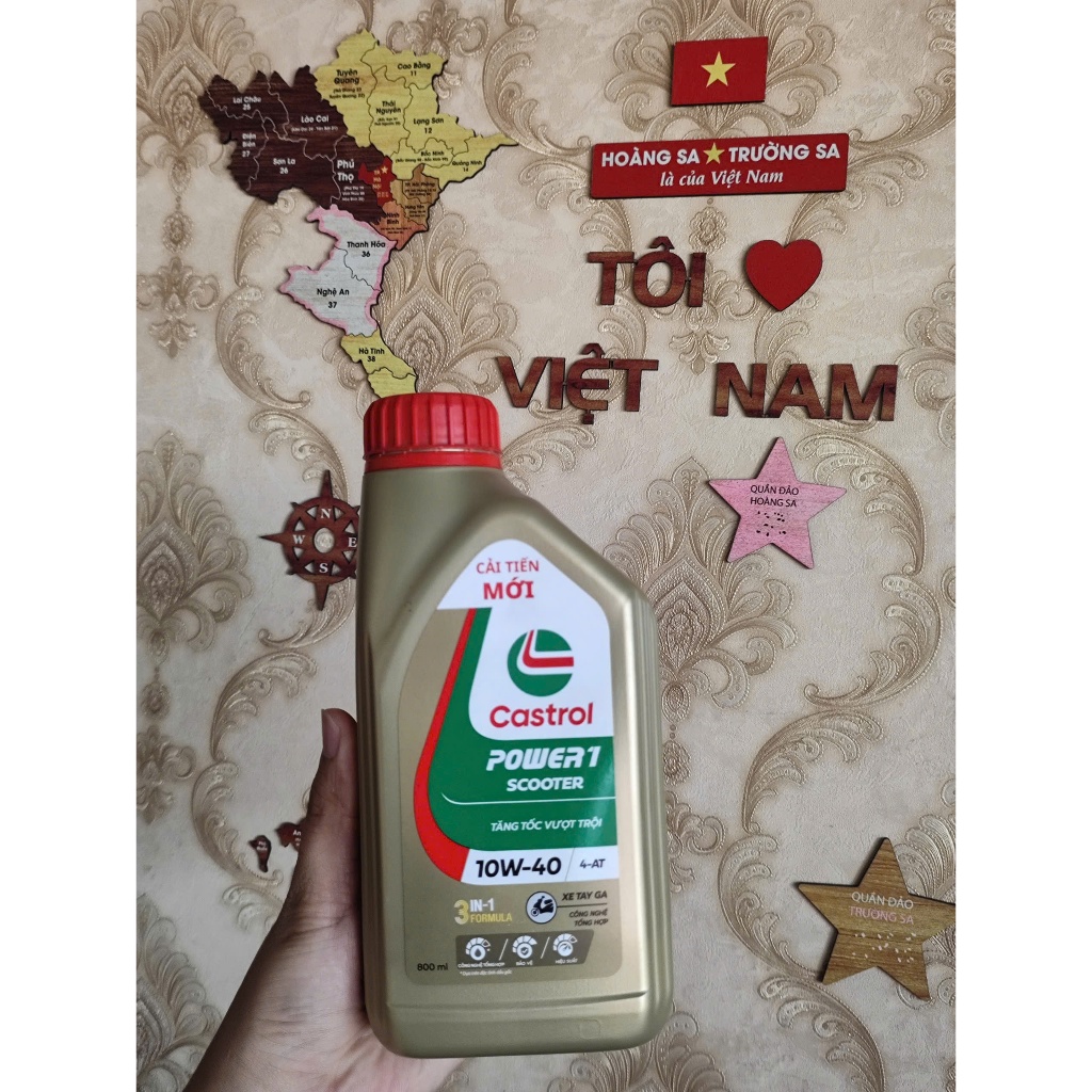 Castrol Dầu Nhớt Power1 Ultimate Scooter 0.8L - Hiệu Suất Cực Đỉnh, Giúp Máy Êm Mát, Bảo Vệ Động Cơ