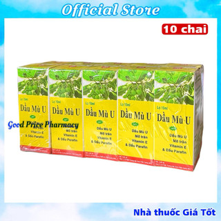  COMBO 10 CHAI DẦU MÙ U MỠ TRĂN QUANG MINH  CHAI 15ML  