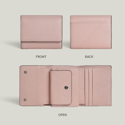 Ví Da Nữ Gập Ba Da Thật mềm mại - SHE Trifold Wallet thương hiệu Lagom