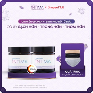 Combo 2 Hộp Men vi sinh phụ khoa Lactobact Intima bổ sung lợi khuẩn Cranberry D-Mannose từ Đức 