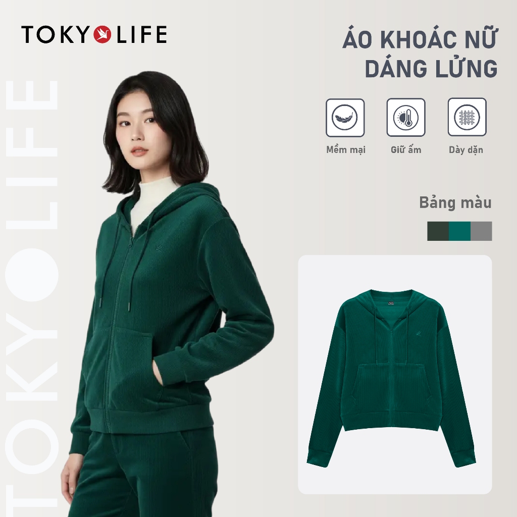 Áo khoác NỮ thêu hình hạc TOKYOLIFE 40004917