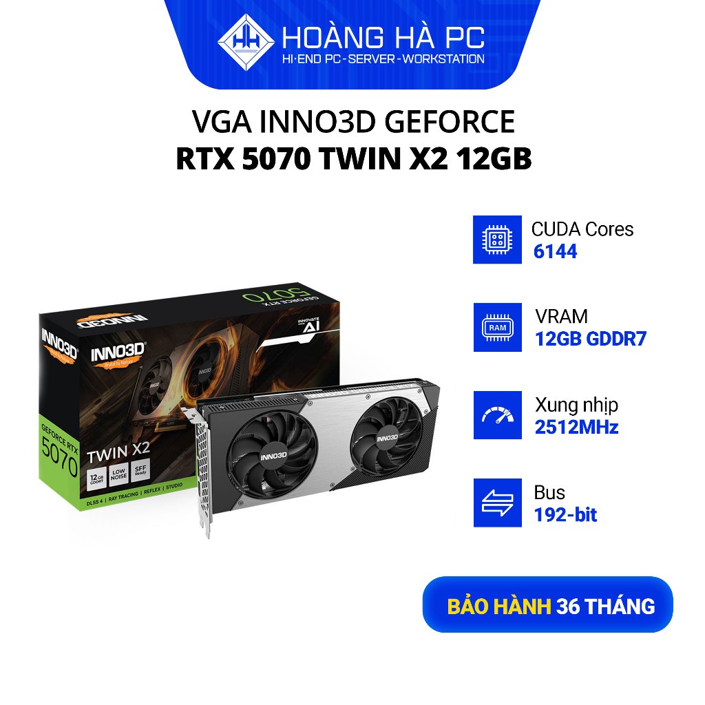 VGA INNO3D GEFORCE RTX 5070 TWIN X2 12GB