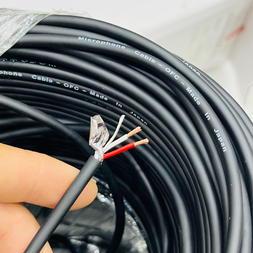 100m dây tín hiệu bãi Nhật bán theo m có lớp giấy bạc chống nhiễu