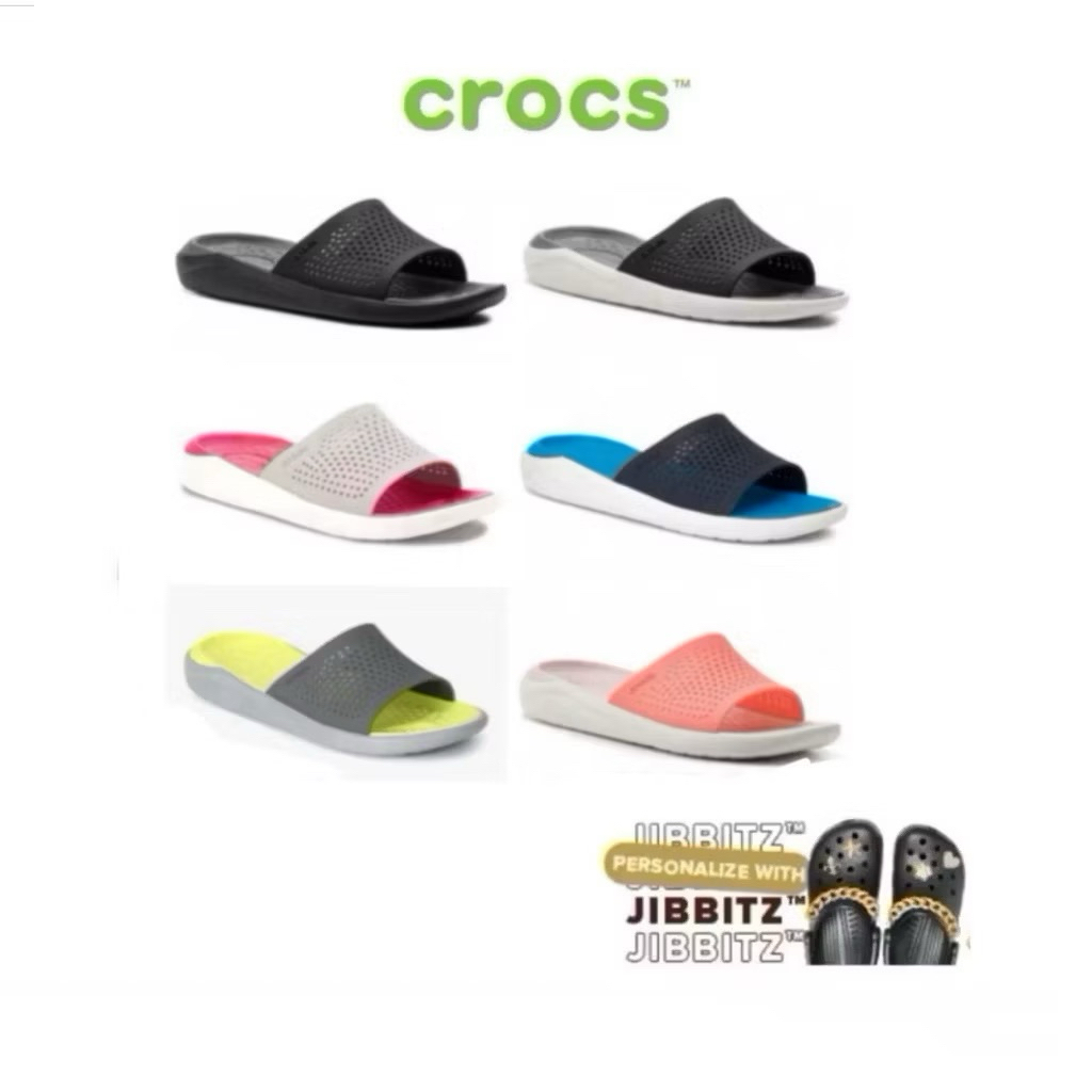 [ CHÍNH HÃNG ] DÉP QUAI NGANG  CROCS LITERIDE CHO CẢ NAM VÀ NỮ DÉP CHỐNG NƯỚC DÉP MÙA HÈ DÉP ĐI BIỂN