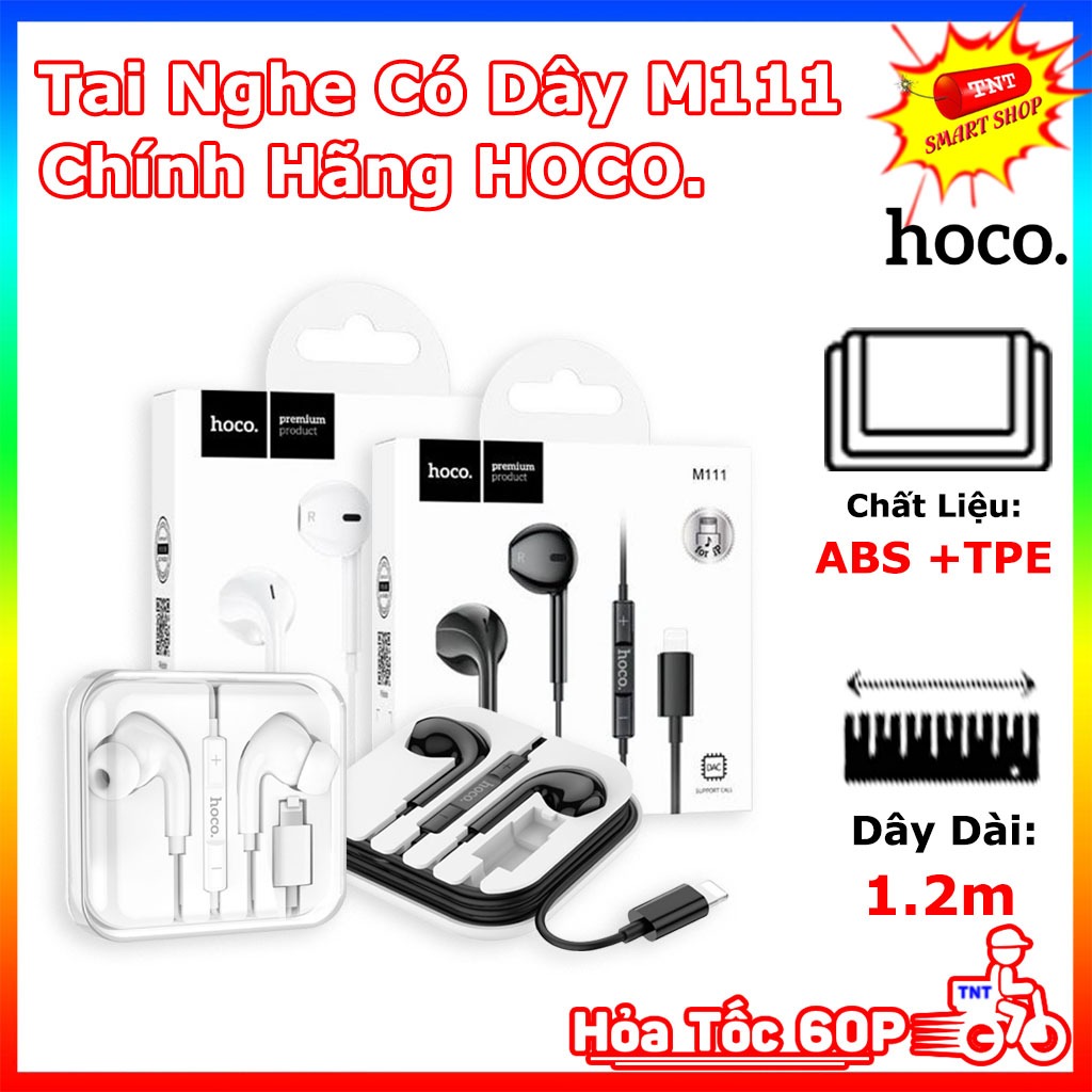 Tai Nghe Có Dây M111 HOCO - Hàng Cao Cấp, Chính Hãng Chất Liệu Cao Cấp Cho Công Nghệ.