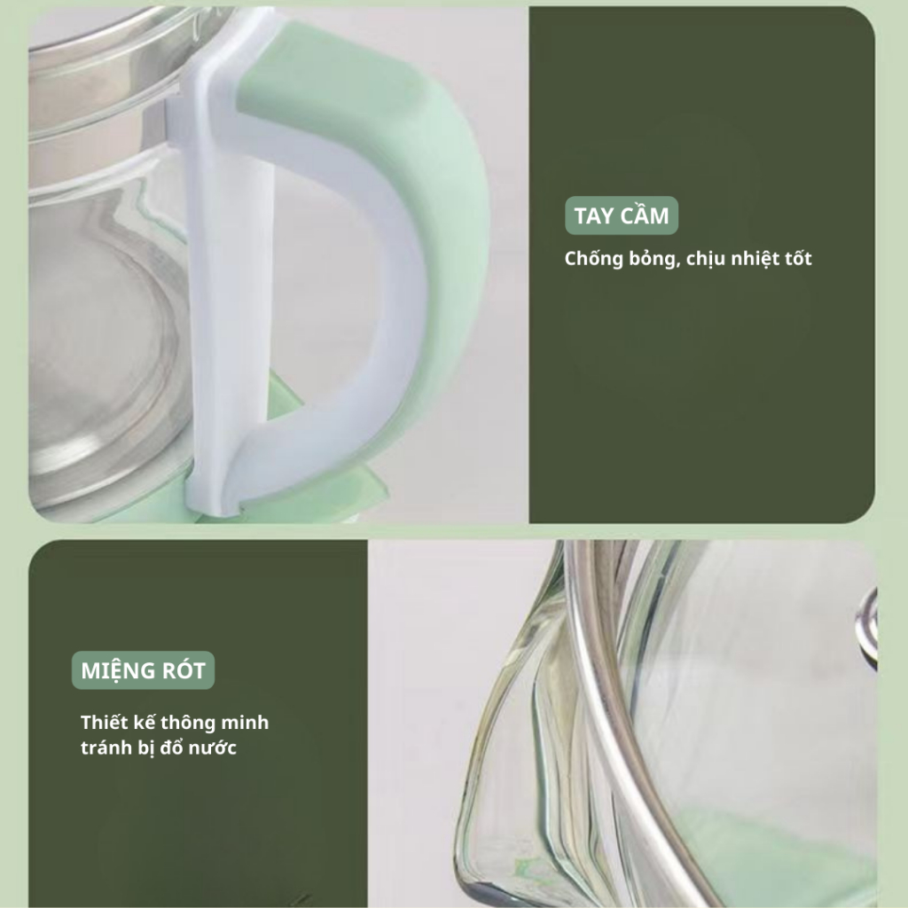 Ấm Siêu Tốc Kèm Bếp Thông Minh Dung Tích 1,8 lít, Ấm Siêu Tốc Hẹn Giờ Đun Nước Siêu Nhanh Kèm 18 Chế Độ Khác Nhau X409 | BigBuy360 - bigbuy360.vn