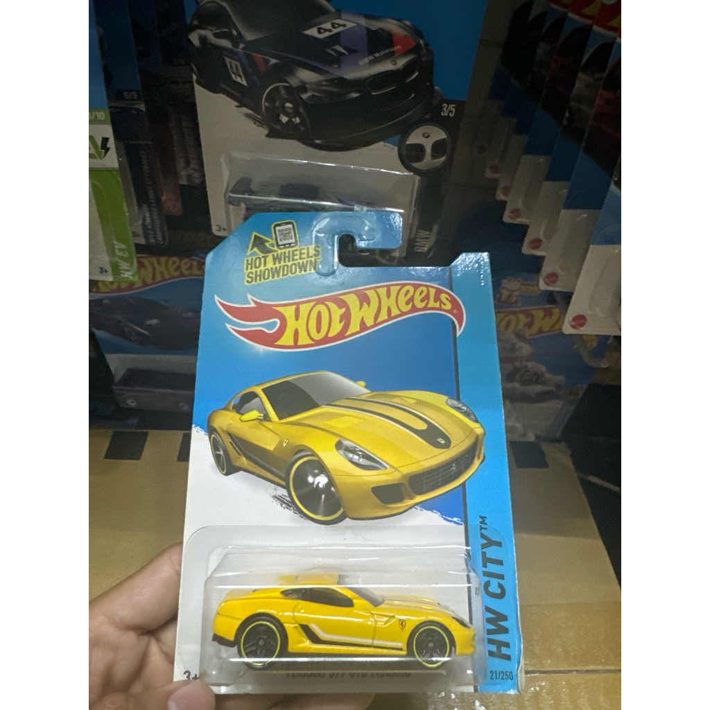 (Hoả tốc SG) Xe mô hình 1:64 Hot Wheels chính hãng Mattel Ferrari 599 GTB Fiorano