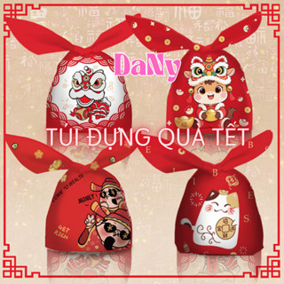  DANY  TAI THỎ  SET 50 TÚI TAI THỎ ĐỰNG BÁNH KẸO TẾT,QUÀ TẶNG SINH NHẬT TÚI ĐỰNG QUÀ SINH NHẬT CHO BÉ 