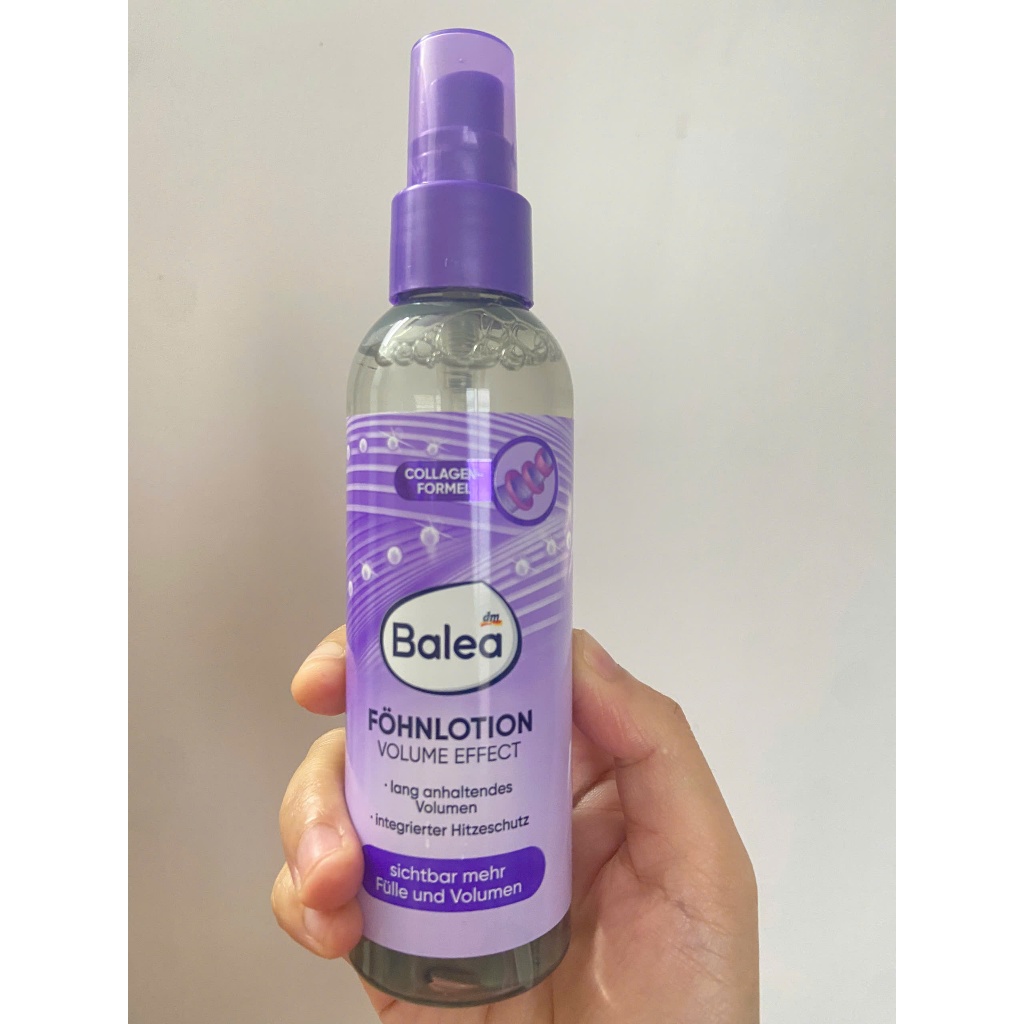 XỊT GIỮ NẾP VÀ LÀM PHỒNG TÓC BALEA hàng Đức 150ml