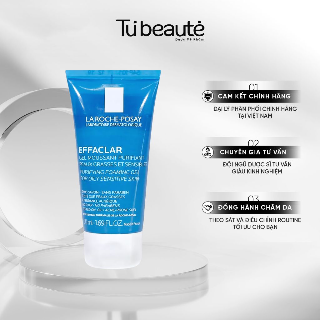 [HÀNG CÔNG TY] Sữa Rửa Mặt La Roche-Posay Effaclar 50ml