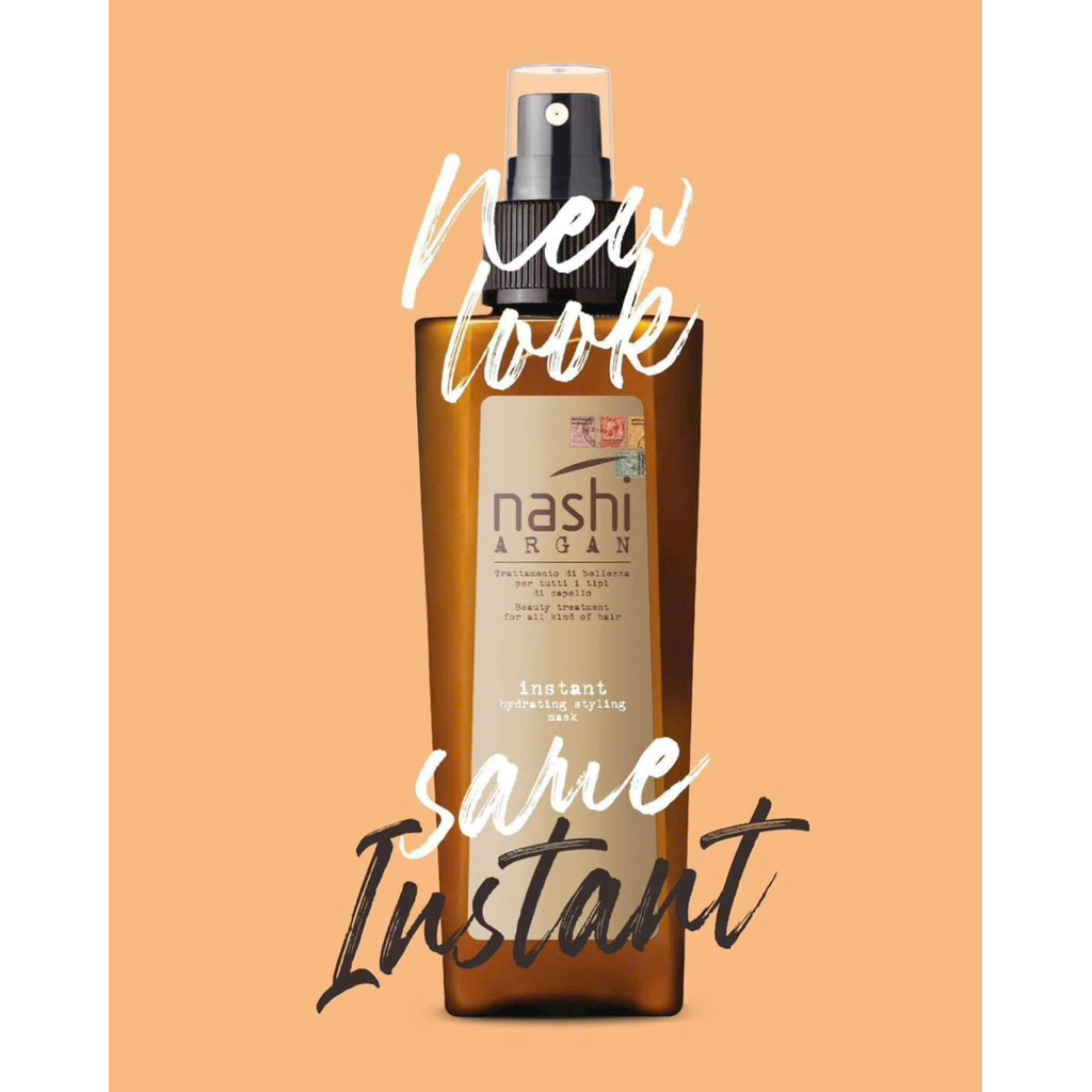NASHI CHÍNH HÃNG Xịt dưỡng xả khô NASHI ARGAN 150ml Làm Phồng Tóc Siêu Mềm Mượt