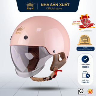  Mũ Bảo Hiểm Royal Chính Hãng Nửa Đầu M239 Kính Âm Chống Tia UV Hợp Nam Nữ  Đội Êm Tháo Lót Tiện Lợi NHÀ SẢN XUẤT 