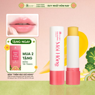  Son Dưỡng Hồng Môi Cải Thiện Thâm Môi  Ngăn Ngừa Nứt Nẻ Vitamin E Cỏ mềm Homelab 4,5g 