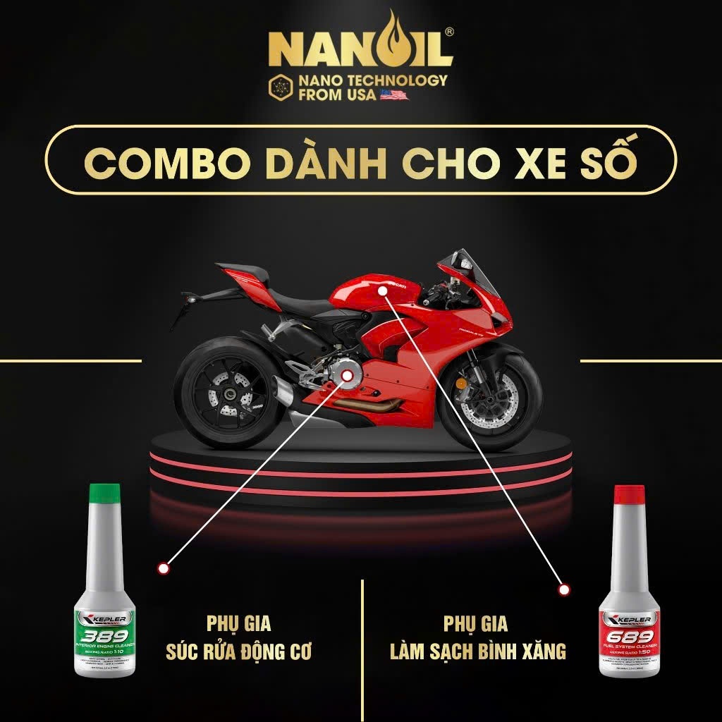 KEPLER 689 - Phụ Gia Làm Sạch Hệ Thống Nhiên Liệu Giải Pháp Cho Động Cơ Êm Tiết Kiệm Bền Bỉ Hơn