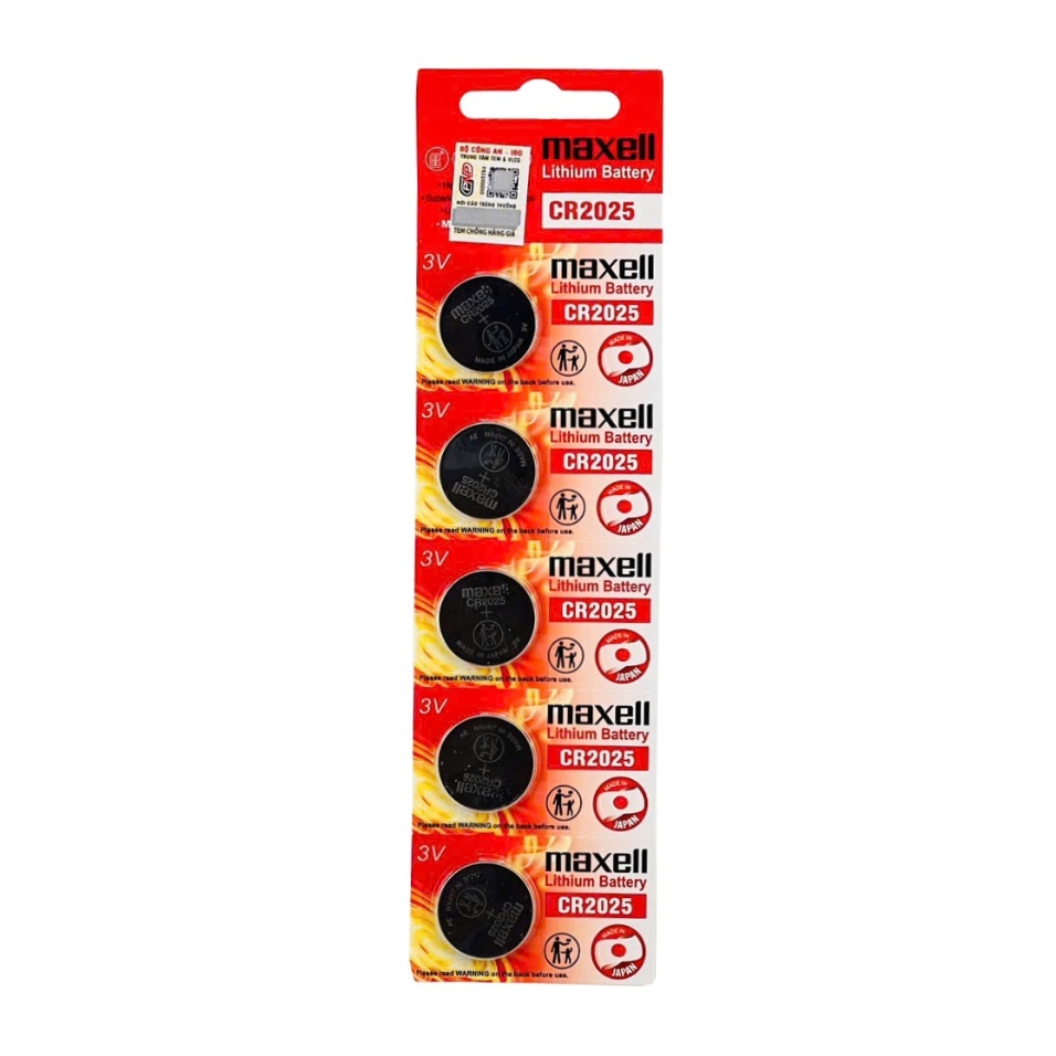 Pin CR2025 / CR 2025 Maxell Lithium 3volt - Chính hãng Nhật Bản