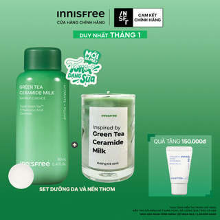  Toner dạng sữa cấp ẩm phục hồi INNISFREE Green Tea Ceramide Milk 