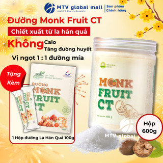  Đường Ăn Kiêng Giảm Cân La Hán Quả CT Monkfruit Hũ 600gr 