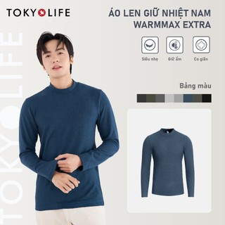  Áo len giữ nhiệt nam WarmMax Extra TOKYOLIFE cổ cao 4cm chất vải co giãn ôm body giữ ấm cơ thể cả ngày 40000032 