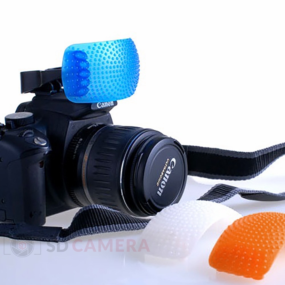 Tản Sáng Flash Cóc 3 màu cho máy ảnh có khe cắm hotshoe | BigBuy360 - bigbuy360.vn