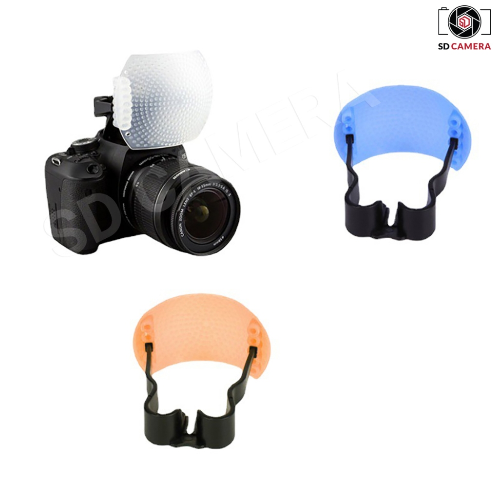 Tản Sáng Flash Cóc 3 màu cho máy ảnh có khe cắm hotshoe | BigBuy360 - bigbuy360.vn