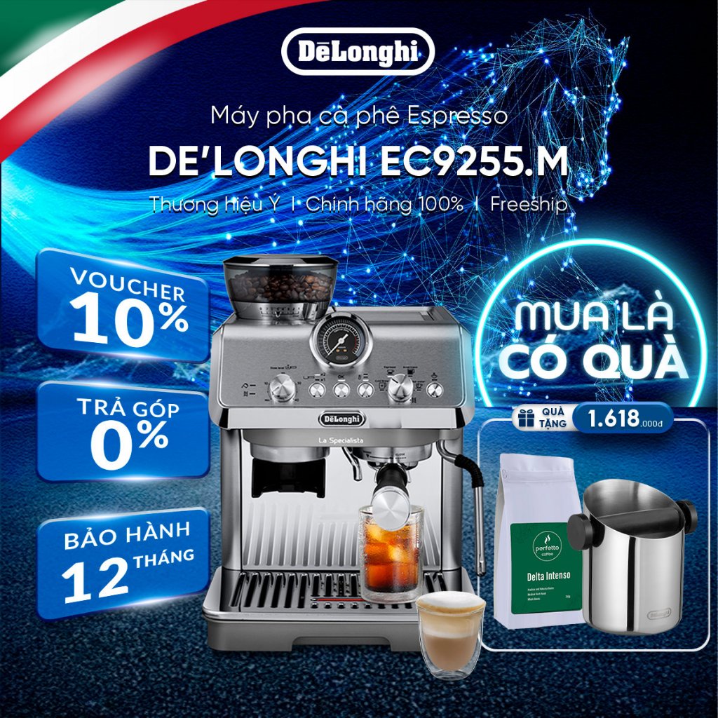 Máy pha cà phê espresso DeLonghi La Specialista Arte Evo Cold Brew EC9255.M