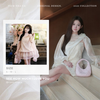  Set váy nữ hồng bồng bềnh mùa thu đông tiểu thư trễ vai chân váy xòe đi tiệc cafe sinh nhật  Hera Set  Tiệm Nhà Cá 