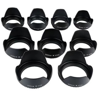 Lens hood DC Loa che nắng hoa sen vặn ren đủ size kích thước (cho tất cả các lens ống kính)