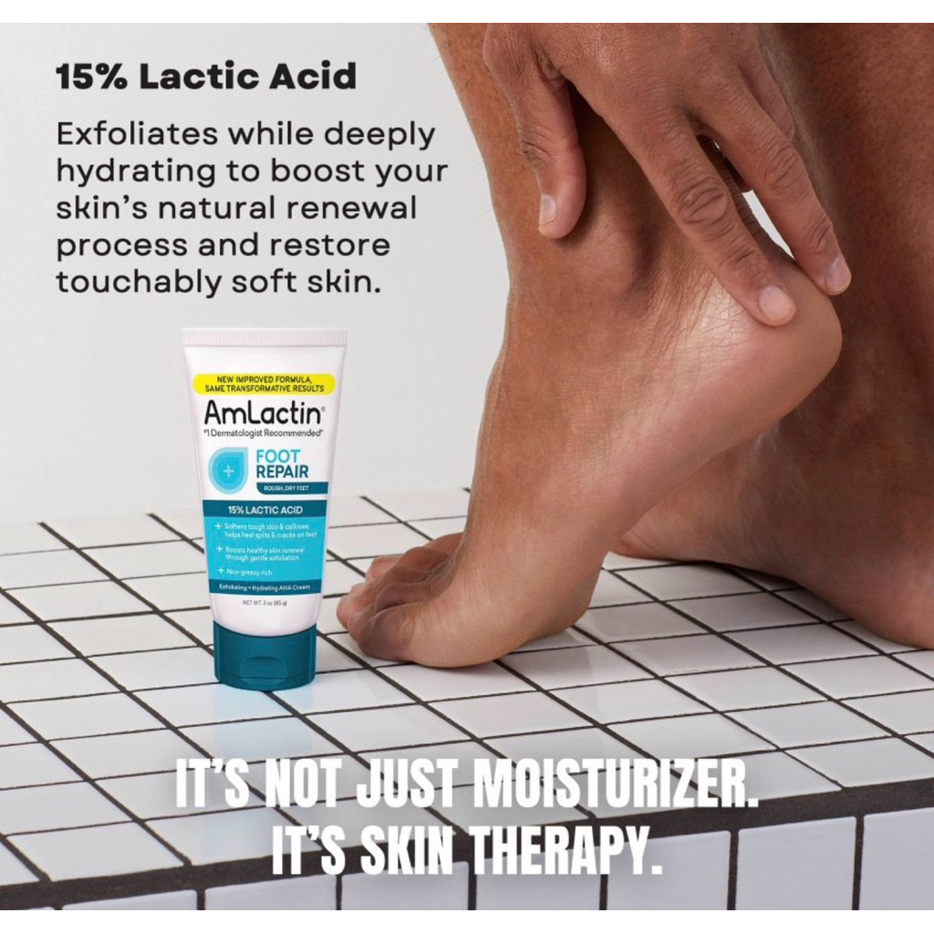 Mẫu  lmới kem dưỡng da chân AmLactin Foot Repair 85g | BigBuy360 - bigbuy360.vn