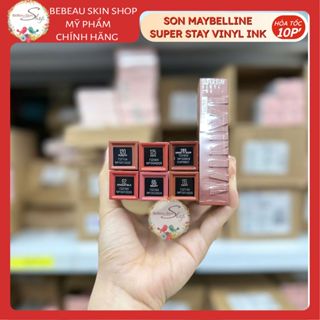  Son Kem Bóng Superstay Vinyl Ink Maybelline New York Bền Màu Nhẹ Môi 4.2ml - Bebeau 