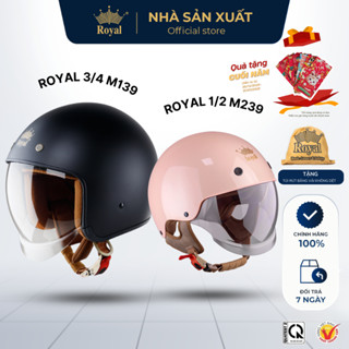  Mũ Bảo Hiểm Royal Chính Hãng M139 Kính Âm Nón Bảo Hiểm M239 Hợp Nam Nữ Tháo Lót Tiện Lợi Đội Êm Nhà Sản Xuất 