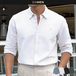  Sơ Mi Nam Dài Tay SIXMEN The Helm Vải Cotton Lạnh Cao Cấp Chống Nhăn Form Fit Tôn Dáng Lịch Lãm 